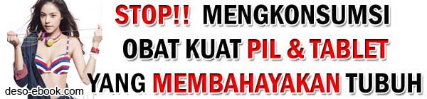 Stop Konsumsi Obat Kuat Kimia