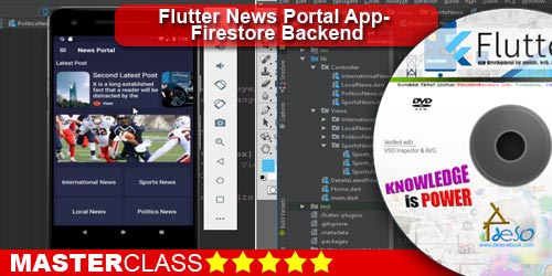 Flutter News Portal App-Firestore Backend